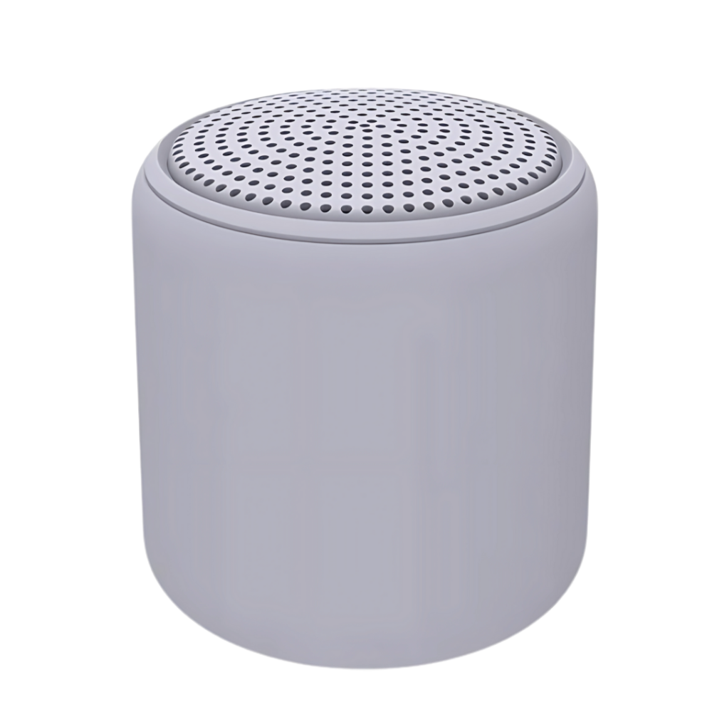 Deep Bass Mini Bluetooth Speaker -Cement Gray - Ozerty