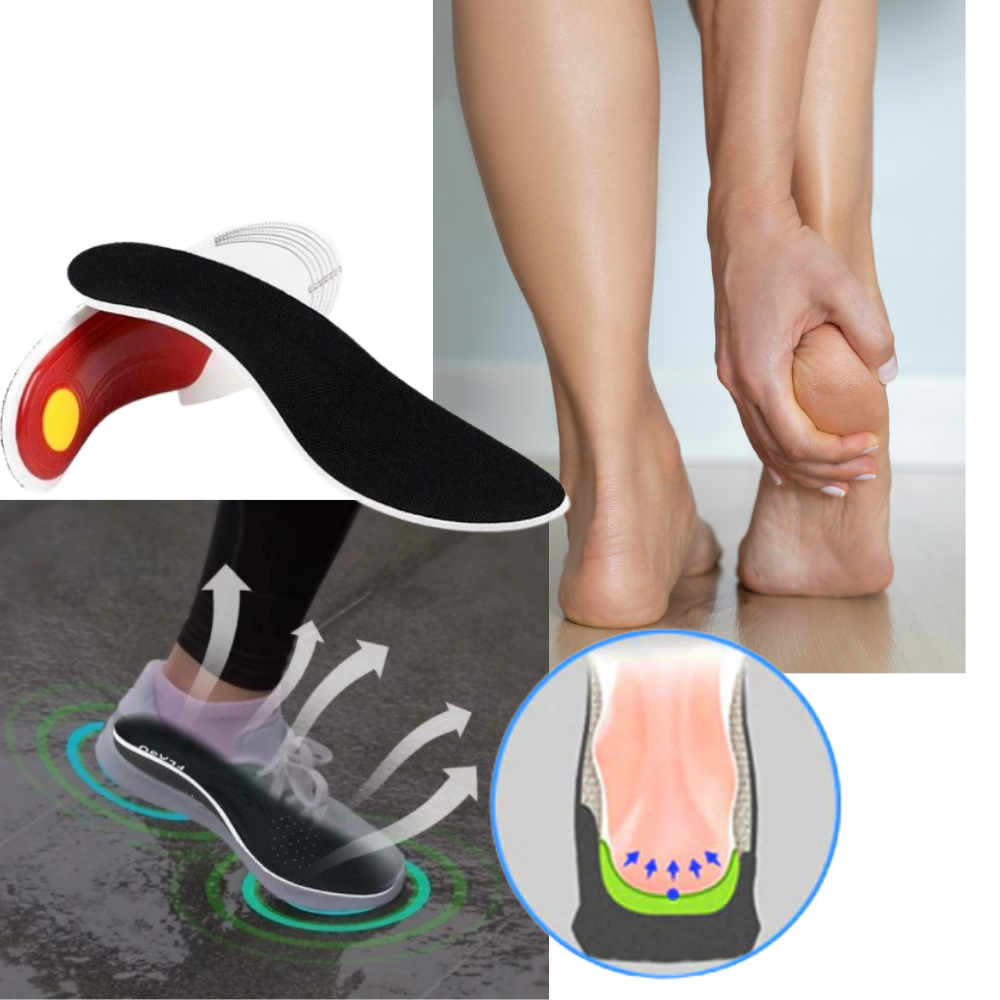 1 Pair of Firm Arch Support Insoles for Flat Feet