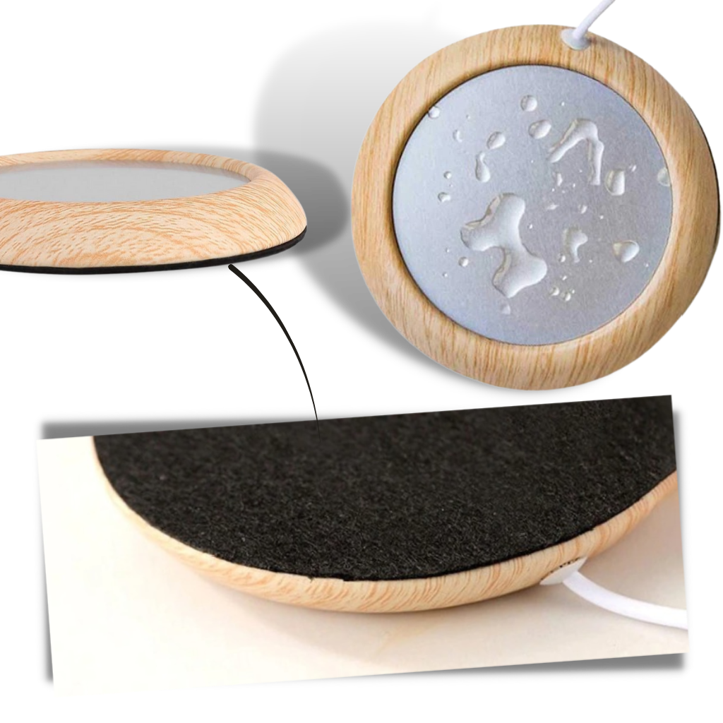 USB Electric Wood Cup Warmer