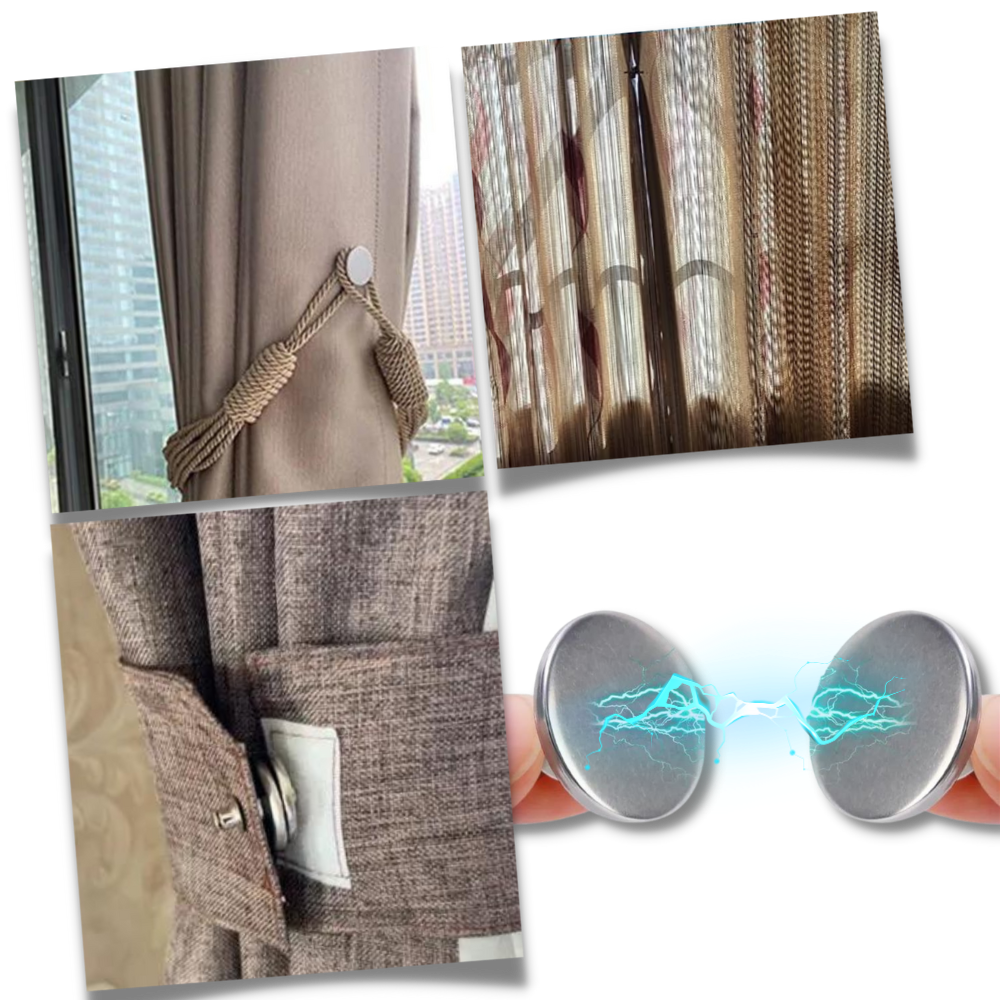  Anti-Leakage magnetic curtain clips - Ozerty