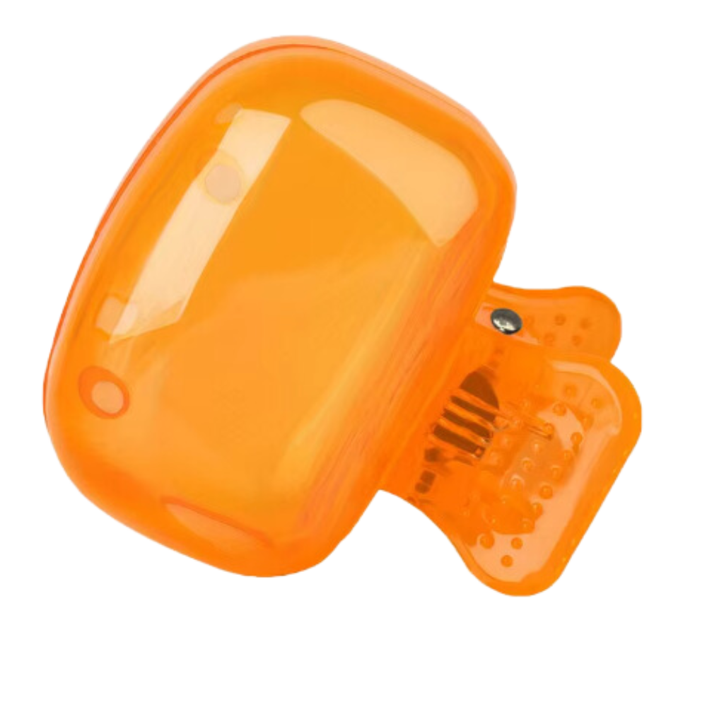Portable Hygienic Toothbrush Head Cover -Orange  - Ozerty